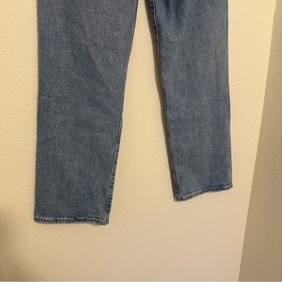 Levi’s Ribcage Straight Ankle Jeans Size 25 Women’s Light Wash High Rise Cotton - Picture 7 of 11